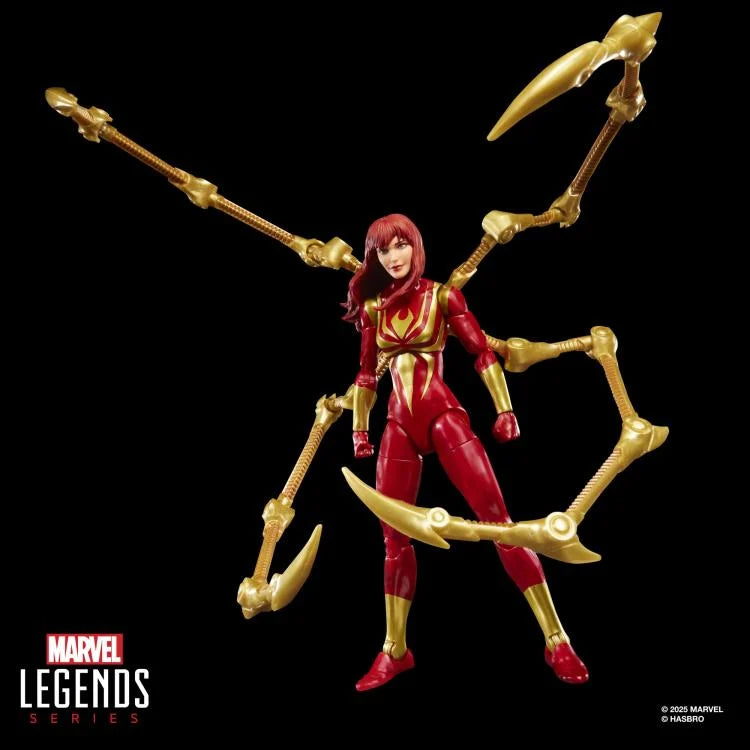 Marvel Legends Mary Jane Watson (Iron Spider) Action Figure with Exclusive Magic: The Gathering Card (Hasbro)