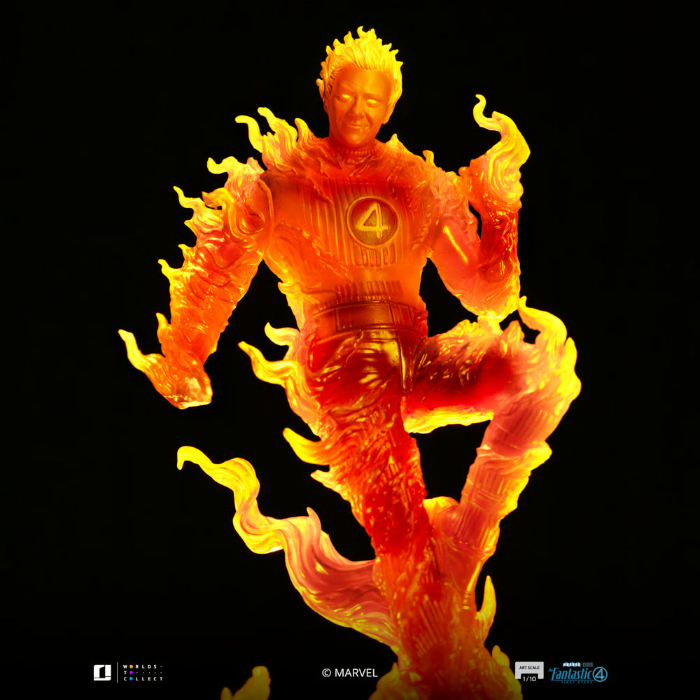 🔥PRESALE🔥The Fantastic Four: First Steps The Human Torch 1/10 Art Scale Statue (Iron Studios)