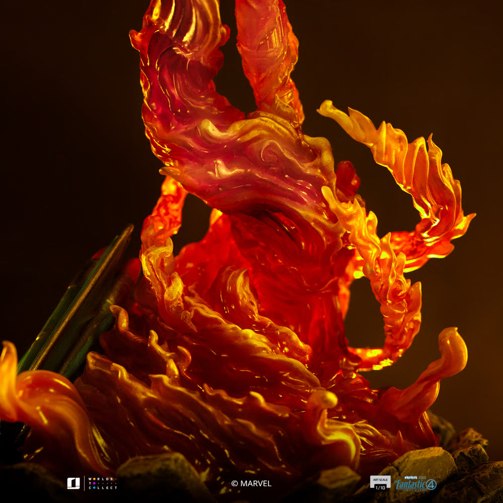 🔥PRESALE🔥The Fantastic Four: First Steps The Human Torch 1/10 Art Scale Statue (Iron Studios)