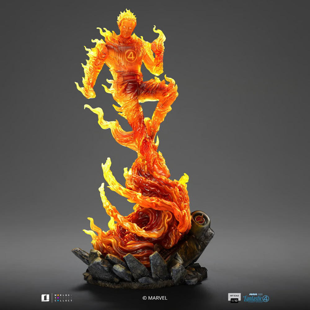 🔥PRESALE🔥The Fantastic Four: First Steps The Human Torch 1/10 Art Scale Statue (Iron Studios)