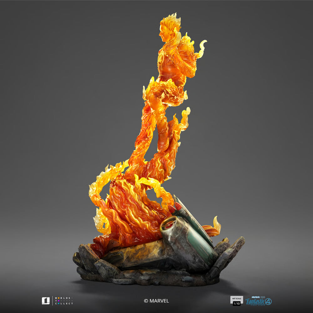 🔥PRESALE🔥The Fantastic Four: First Steps The Human Torch 1/10 Art Scale Statue (Iron Studios)