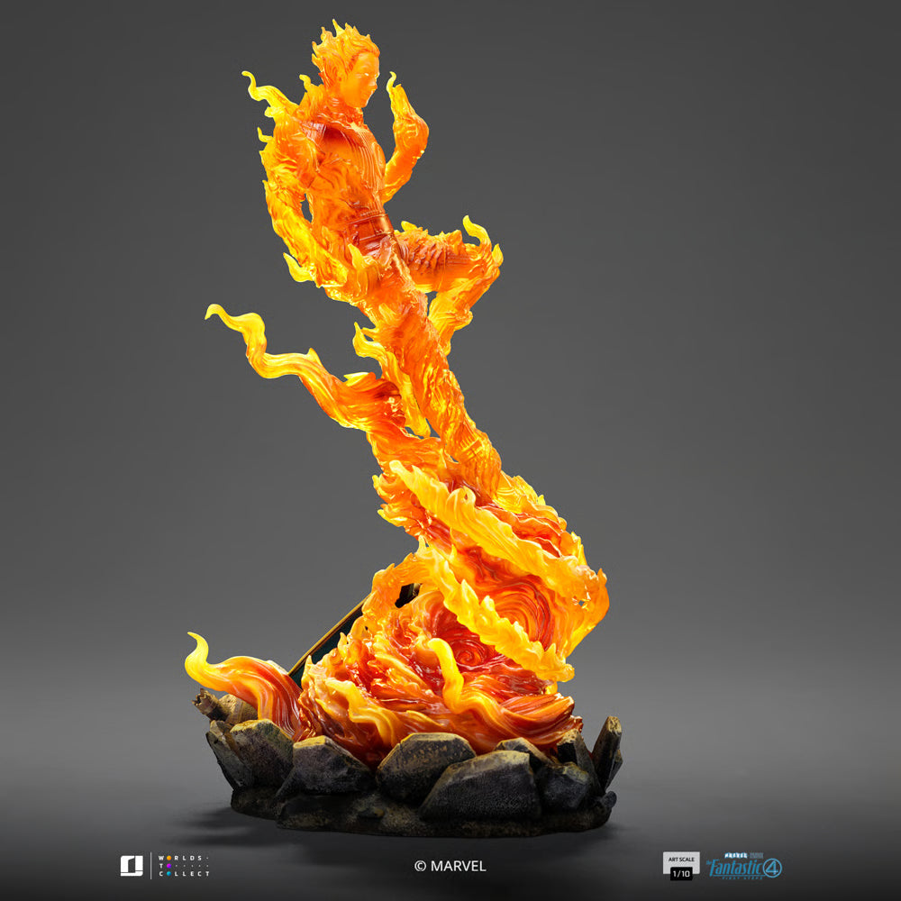 🔥PRESALE🔥The Fantastic Four: First Steps The Human Torch 1/10 Art Scale Statue (Iron Studios)