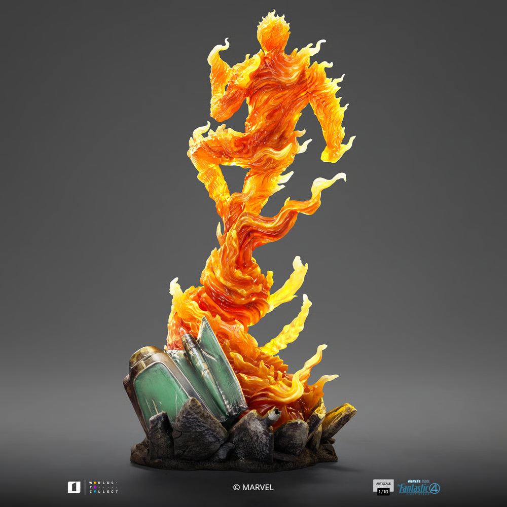 🔥PRESALE🔥The Fantastic Four: First Steps The Human Torch 1/10 Art Scale Statue (Iron Studios)