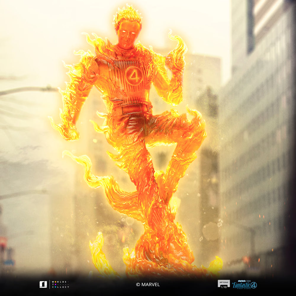 🔥PRESALE🔥The Fantastic Four: First Steps The Human Torch 1/10 Art Scale Statue (Iron Studios)