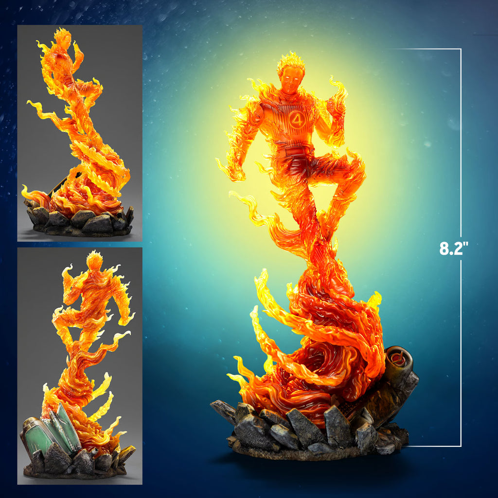 🔥PRESALE🔥The Fantastic Four: First Steps The Human Torch 1/10 Art Scale Statue (Iron Studios)