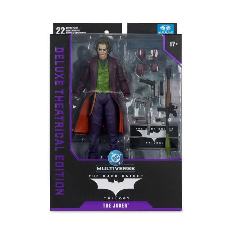 The Dark Knight DC Multiverse The Joker (Deluxe Theatrical Edition) Action Figure
