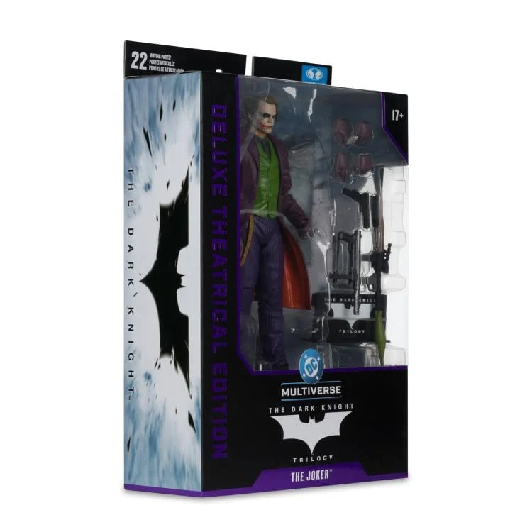The Dark Knight DC Multiverse The Joker (Deluxe Theatrical Edition) Action Figure