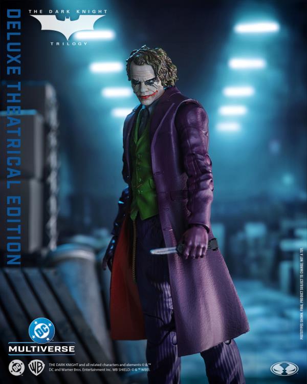 The Dark Knight DC Multiverse The Joker (Deluxe Theatrical Edition) Action Figure