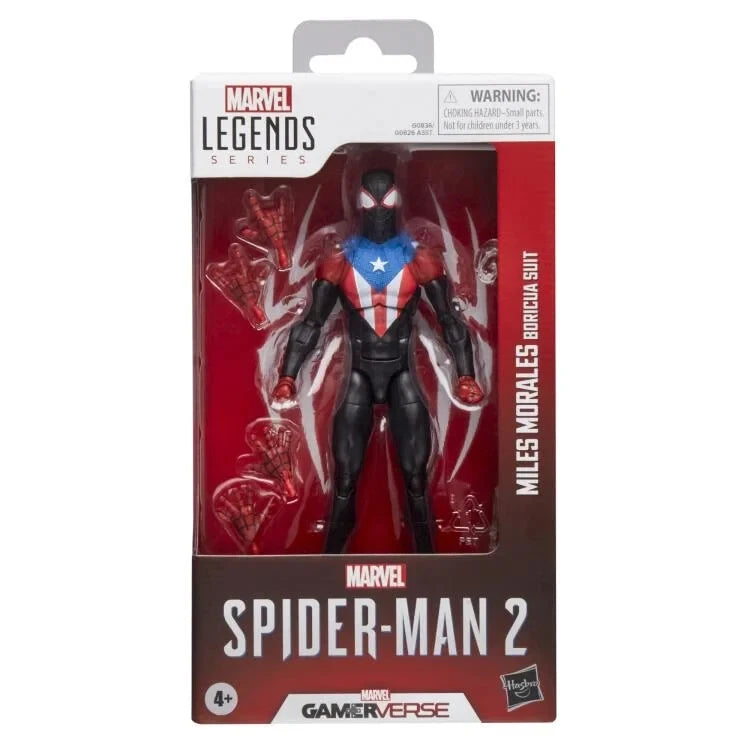 Marvel's Spider-Man 2 Marvel Legends Gamerverse Miles Morales (Boricua Suit) Action Figure (Hasbro)