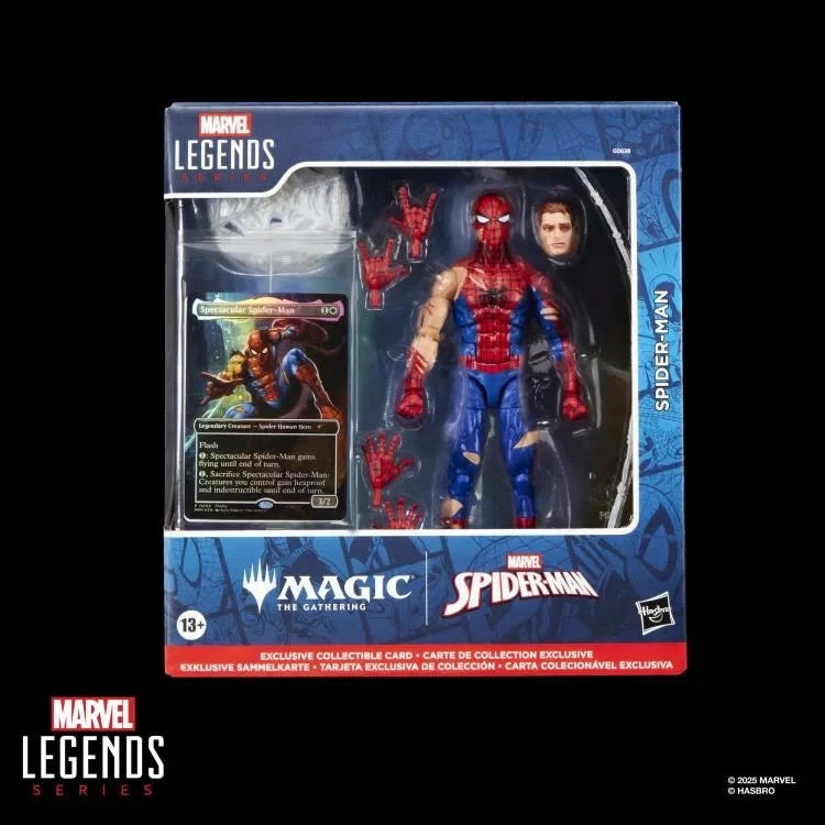 Marvel Legends Spider-Man Action Figure with Exclusive Magic: The Gathering Card (Hasbro)