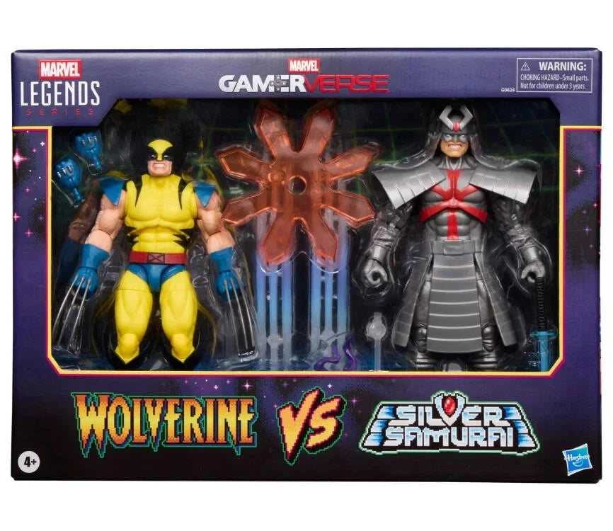 Marvel Legends Gamerverse Wolverine vs. Silver Samurai Action Figure Two-Pack (Hasbro)
