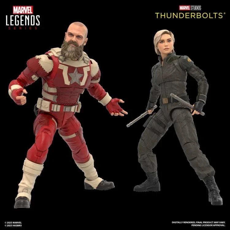 Thunderbolts* Marvel Legends Red Guardian & Yelena Belova Action Figure Two-Pack (Hasbro)