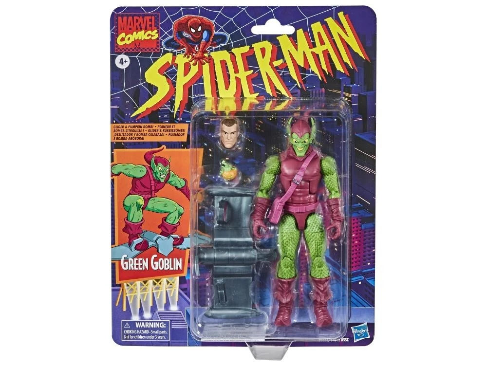Spider-Man Marvel Legends Retro Collection Green Goblin Action Figure (Hasbro)