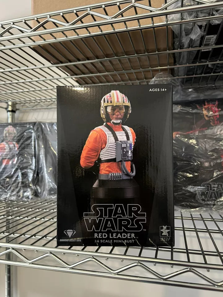 Diamond Select Toys Star Wars A New Hope Red Leader Garven Dreis 1:6 Mini Bust