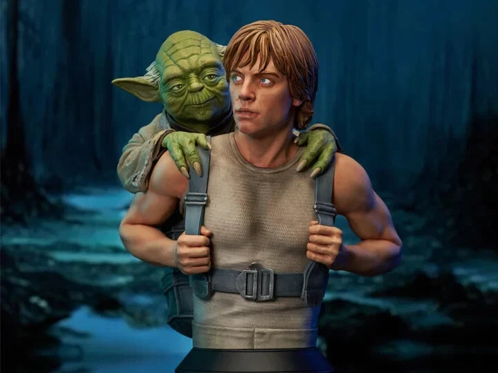 Star Wars: The Empire Strikes Back Luke Skywalker with Yoda 1:6 Scale Mini-Bust
