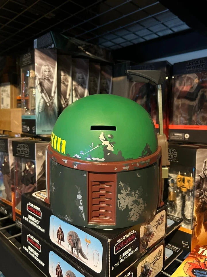Star Wars Boba Fett Helmet Coin Bank by Monogram