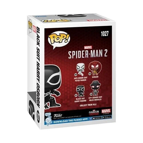 Spider-Man 2 Video Game Black Suit Harry Osborn Funko Pop! Vinyl Figure #1027