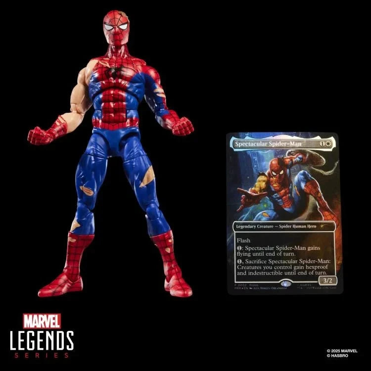 Marvel Legends Spider-Man Action Figure with Exclusive Magic: The Gathering Card (Hasbro)