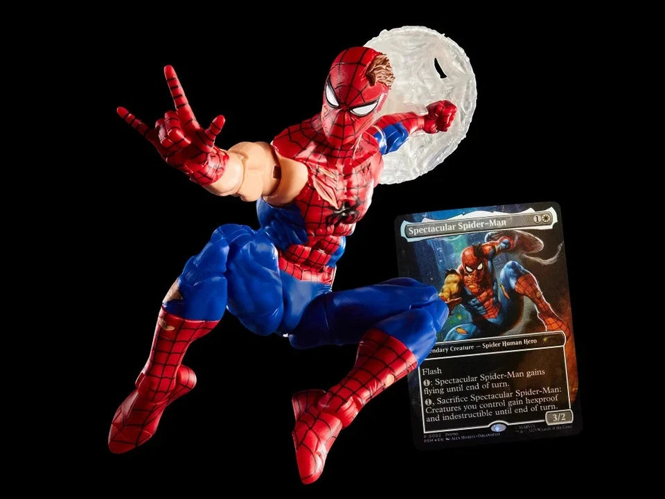 Marvel Legends Spider-Man Action Figure with Exclusive Magic: The Gathering Card (Hasbro)
