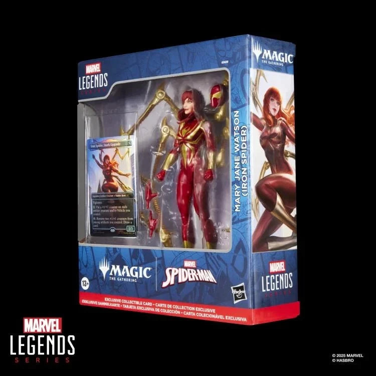 Marvel Legends Mary Jane Watson (Iron Spider) Action Figure with Exclusive Magic: The Gathering Card (Hasbro)