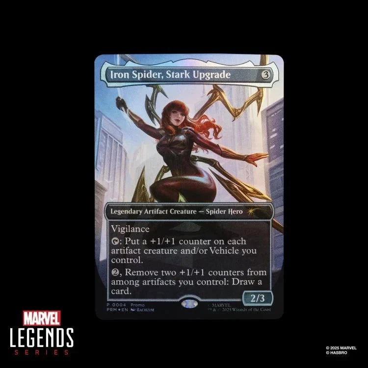 Marvel Legends Mary Jane Watson (Iron Spider) Action Figure with Exclusive Magic: The Gathering Card (Hasbro)