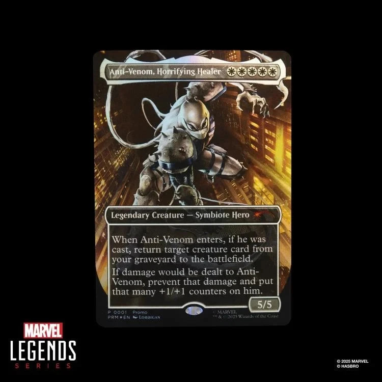 Marvel Legends Agent Anti-Venom Action Figure with Exclusive Magic: The Gathering Card (Hasbro)