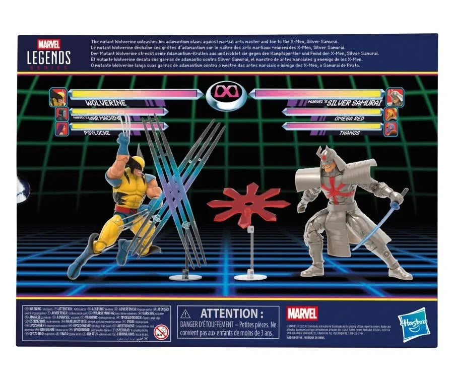 Marvel Legends Gamerverse Wolverine vs. Silver Samurai Action Figure Two-Pack (Hasbro)