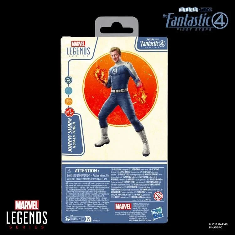 The Fantastic Four: First Steps Marvel Legends Johnny Storm Action Figure (Hasbro)
