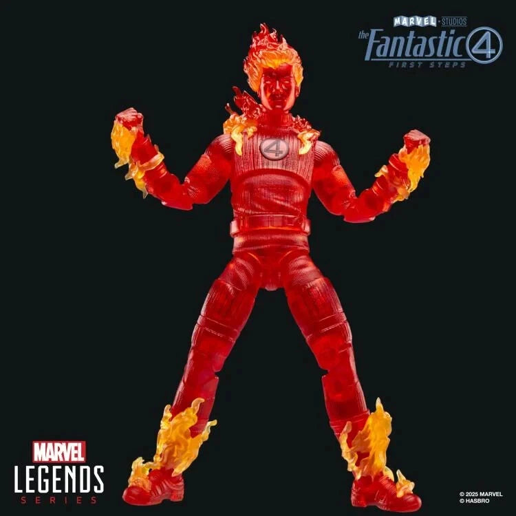 The Fantastic Four: First Steps Marvel Legends Human Torch Action Figure (Hasbro)