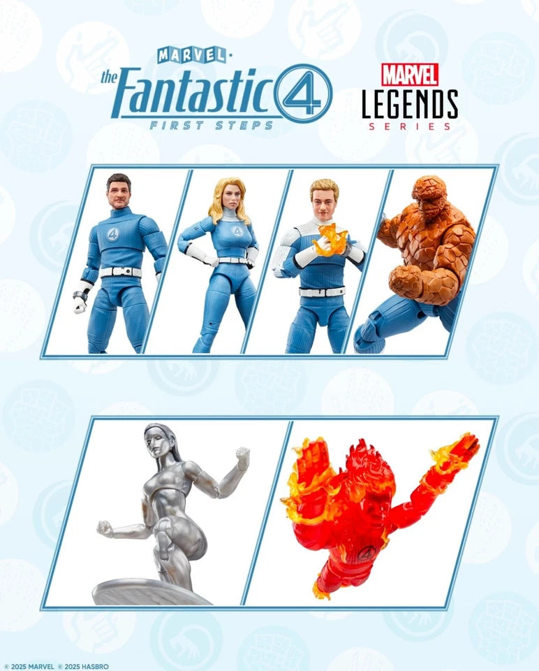 Marvel Legends The Fantastic Four First Steps Set of 6 (Hasbro)