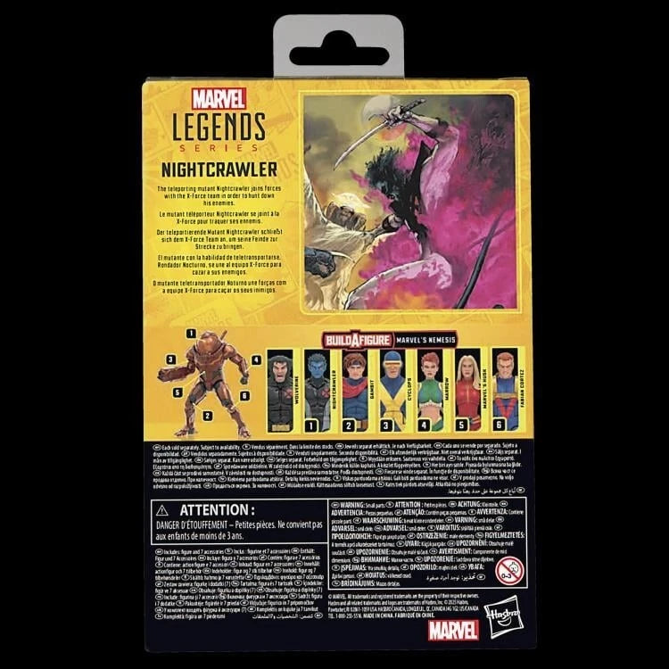 X-Men Marvel Legends Nightcrawler (Uncanny X-Force) Action Figure (Marvel's Nemesis BAF) (Hasbro)