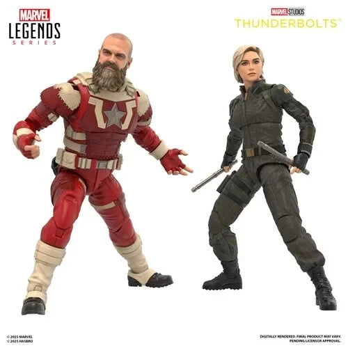 Thunderbolts* Marvel Legends Red Guardian & Yelena Belova Action Figure Two-Pack (Hasbro)