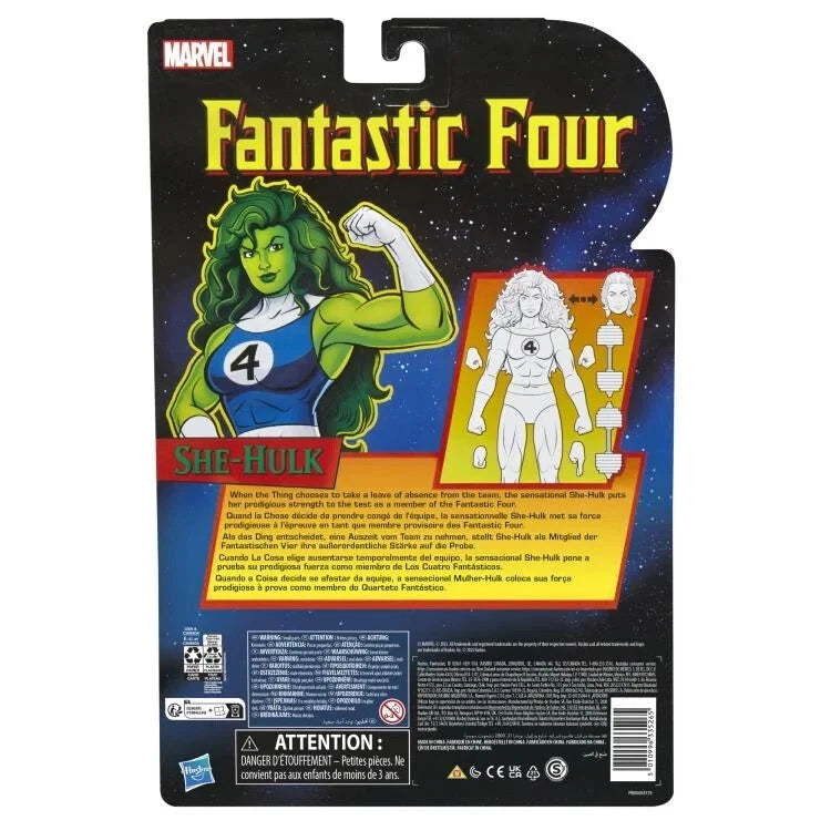 Fantastic Four Marvel Legends Retro Collection She-Hulk Action Figure (Hasbro)