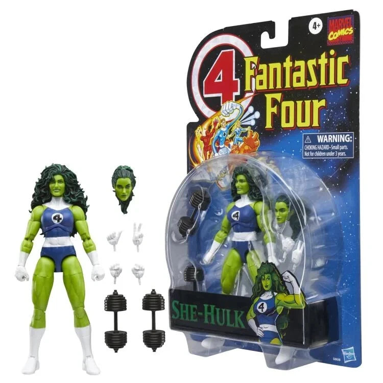 Fantastic Four Marvel Legends Retro Collection She-Hulk Action Figure (Hasbro)