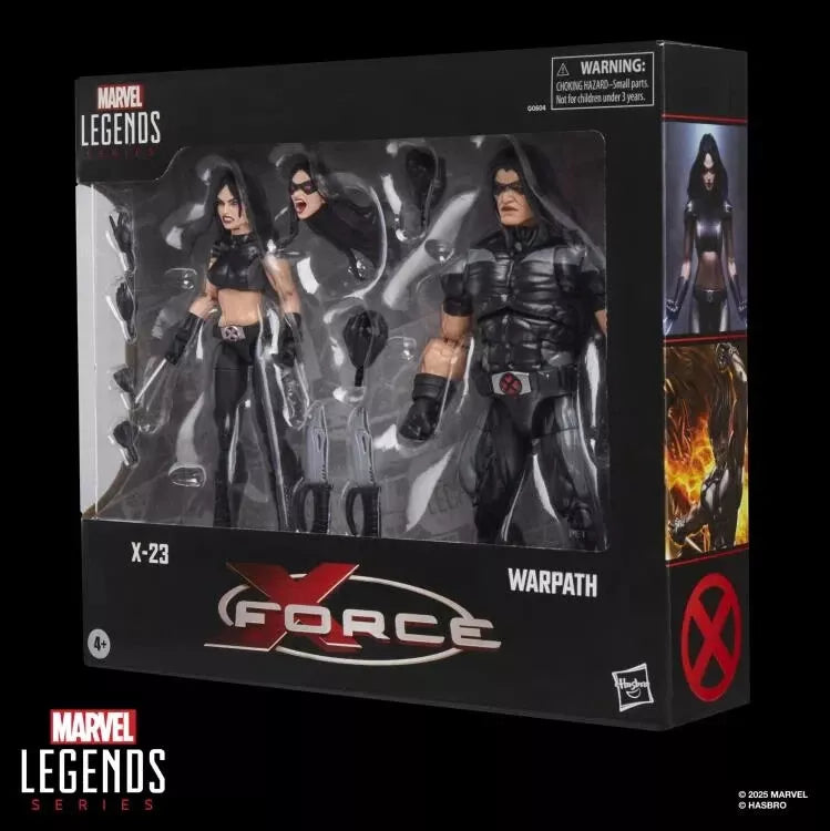 X-Force Marvel Legends Warpath and X-23 Action Figure Two-Pack (Hasbro)