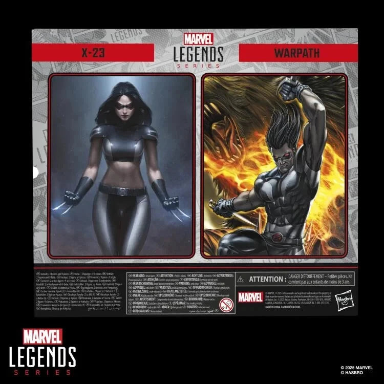 X-Force Marvel Legends Warpath and X-23 Action Figure Two-Pack (Hasbro)