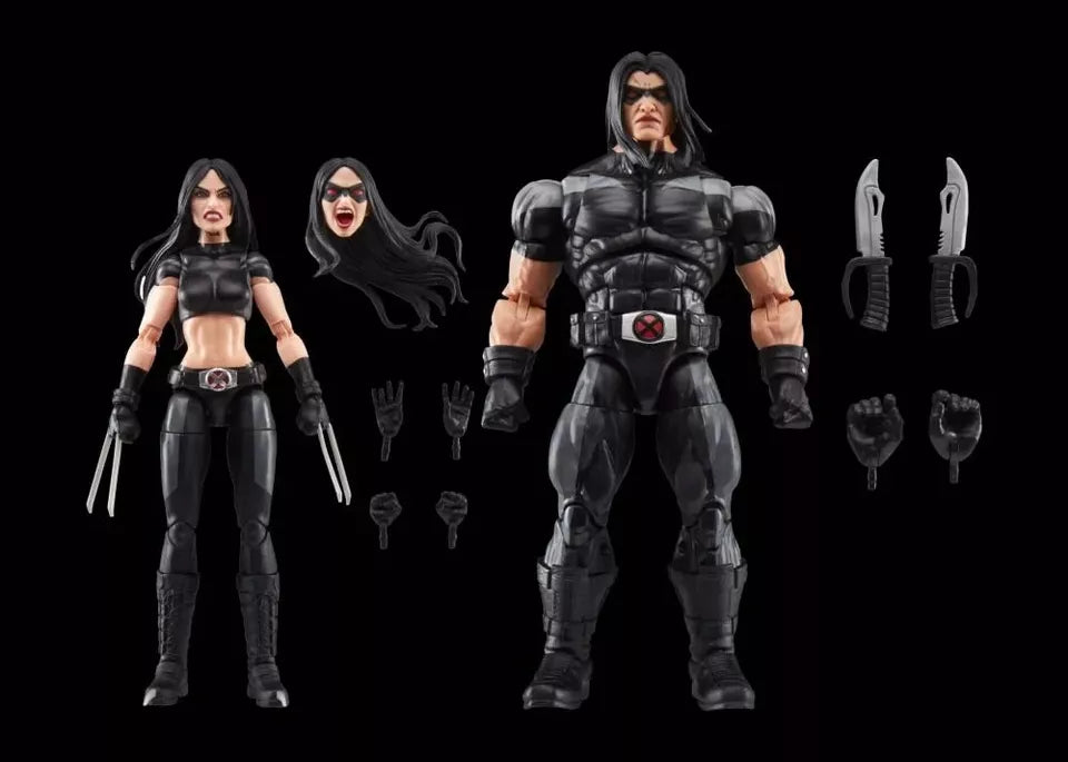 X-Force Marvel Legends Warpath and X-23 Action Figure Two-Pack (Hasbro)