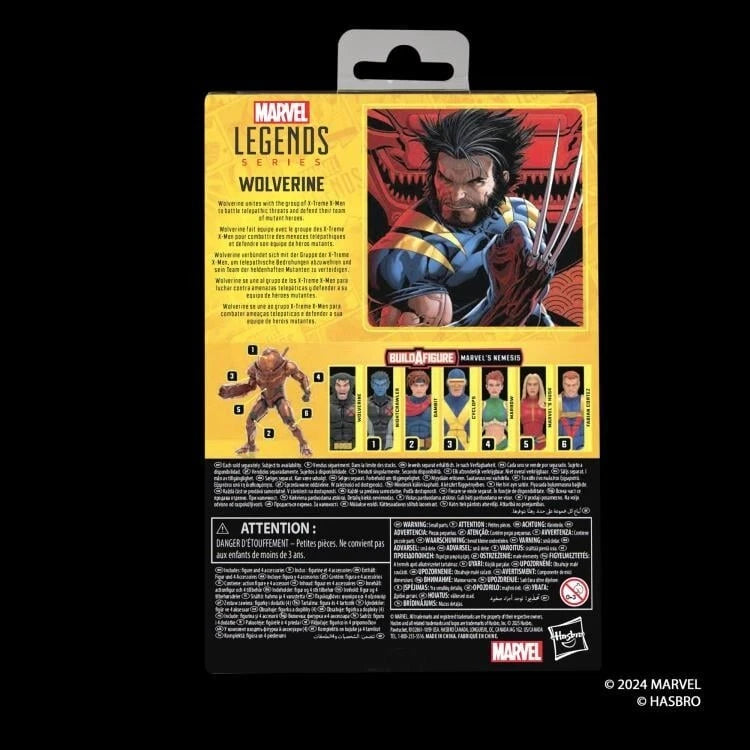 X-Men Marvel Legends Wolverine (X-Treme X-Men) Action Figure (Marvel's Nemesis BAF) (Hasbro)