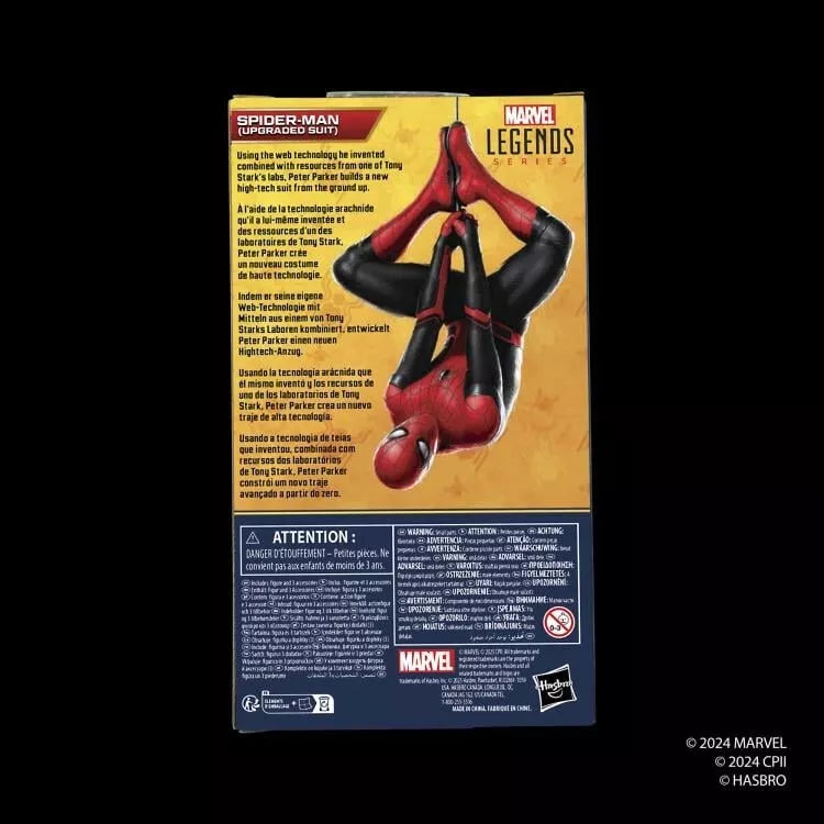 Spider-Man: Far From Home Marvel Legends Spider-Man (Upgraded Suit) Action Figure (Hasbro)