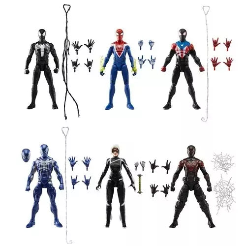 Hasbro Marvel Spider-Man 2 Gamerverse 6'' Action Figure Set of 6