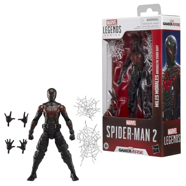 Marvel's Spider-Man 2 Marvel Legends Gamerverse Miles Morales (Brooklyn 2099 Suit) Action Figure (Hasbro)