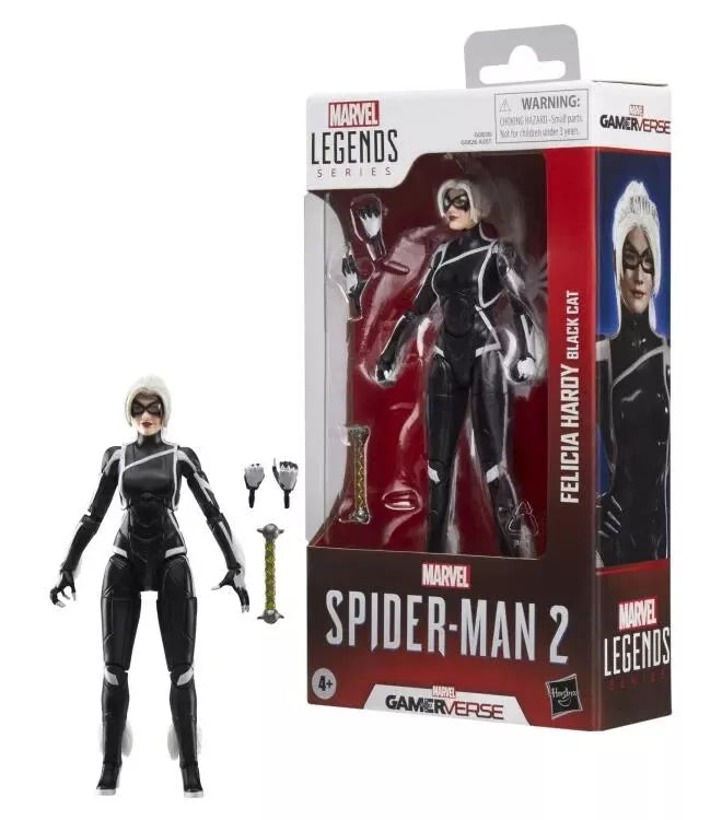 Marvel's Spider-Man 2 Marvel Legends Gamerverse Felicia Hardy (Black Cat) Action Figure (Hasbro)